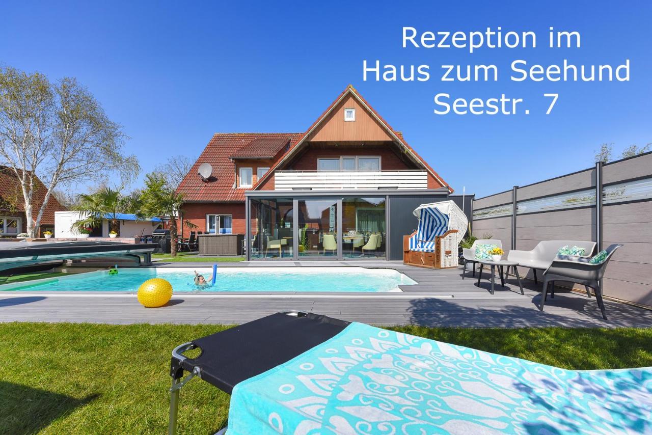 Ferienwohnung Haus zur Möwe Bensersiel Exterior foto